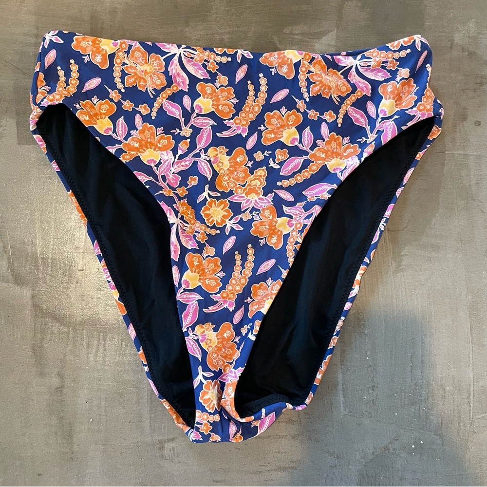 J.Crew Floral High-Waisted Bikini Bottom
